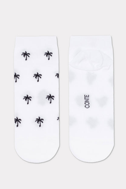 Cotton Ankle Socks Conte Active - 589 Palm Trees