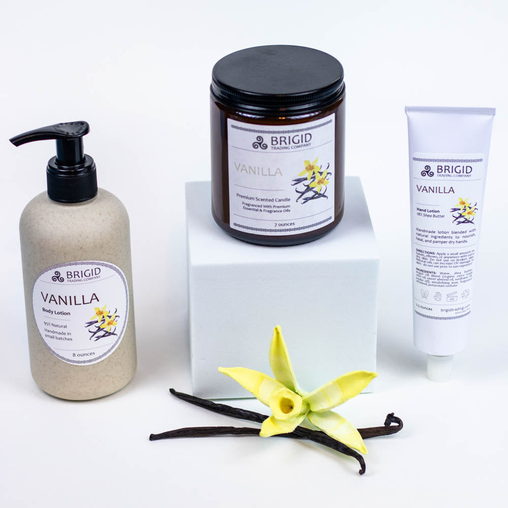 Vanilla Natural Hand Lotion - French, Tahitian, and Madagascar Vanillas