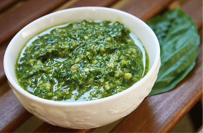 Vegan Pesto Italiano (Basil Pesto with Sundried Tomatoes)
