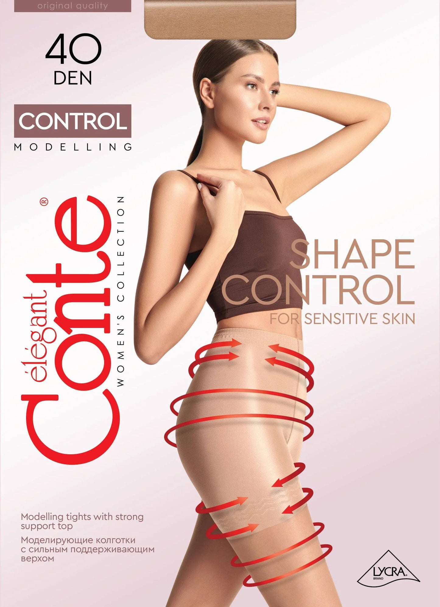 Tights Conte Control 40 Den - Ultra Slimming