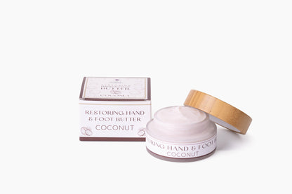 Natural Hand & Foot Butter (Rose or Coconut scent), hydrating & nourishing