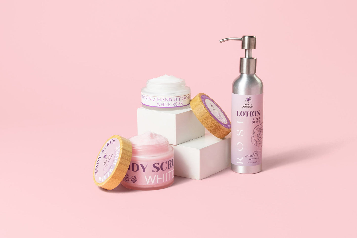 Natural Hand & Foot Butter (Rose or Coconut scent), hydrating & nourishing