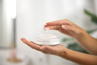 Natural Hand & Foot Butter (Rose or Coconut scent), hydrating & nourishing