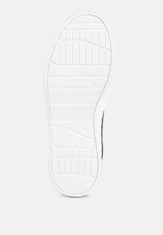 Welsh Panelling Detail Sneakers