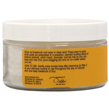 Wipe Out Blemish Busting Toner Pads 60 Ct