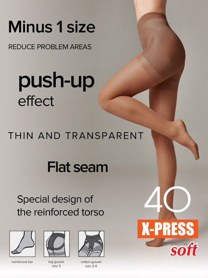 Tights Conte X-Press 40 Den - Body Shaping