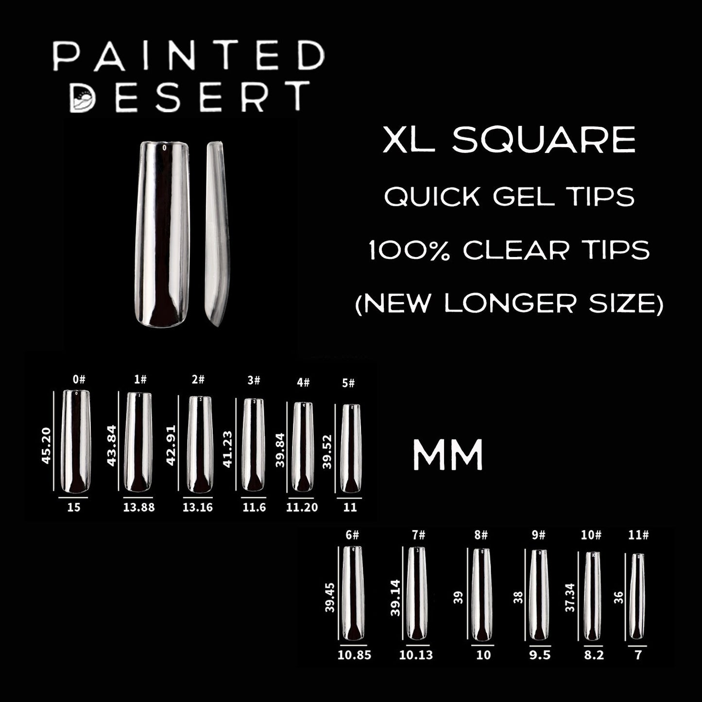 XL Square Quick Gel Tips