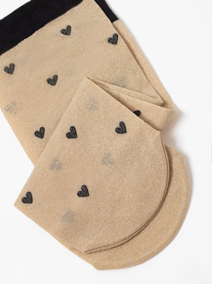 Shimmering Socks Conte Fantasy - "Hearts" Designs