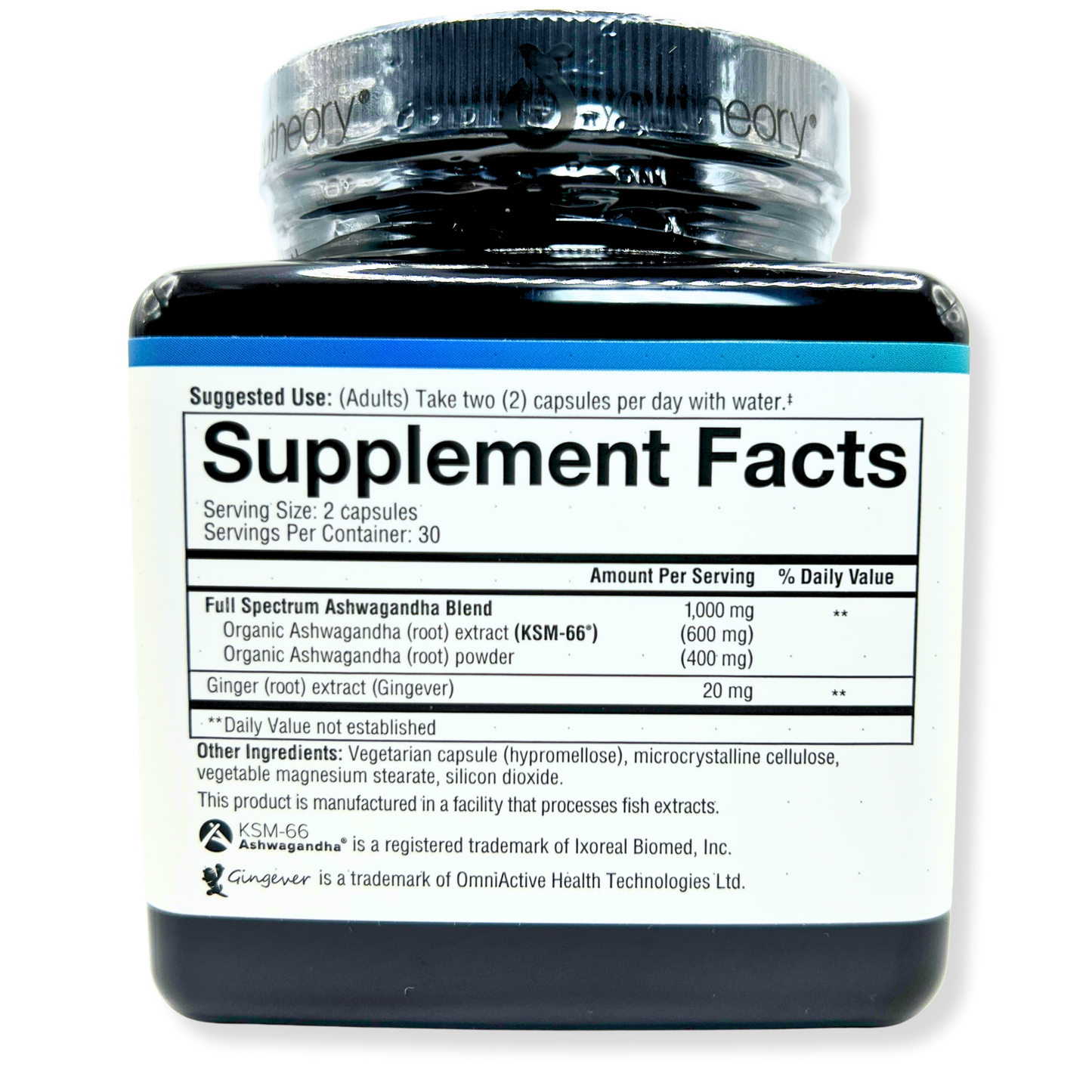 Youtheory Ashwagandha 1000mg – Stress Relief, Mood Support & Natural Energy – 60 Capsules