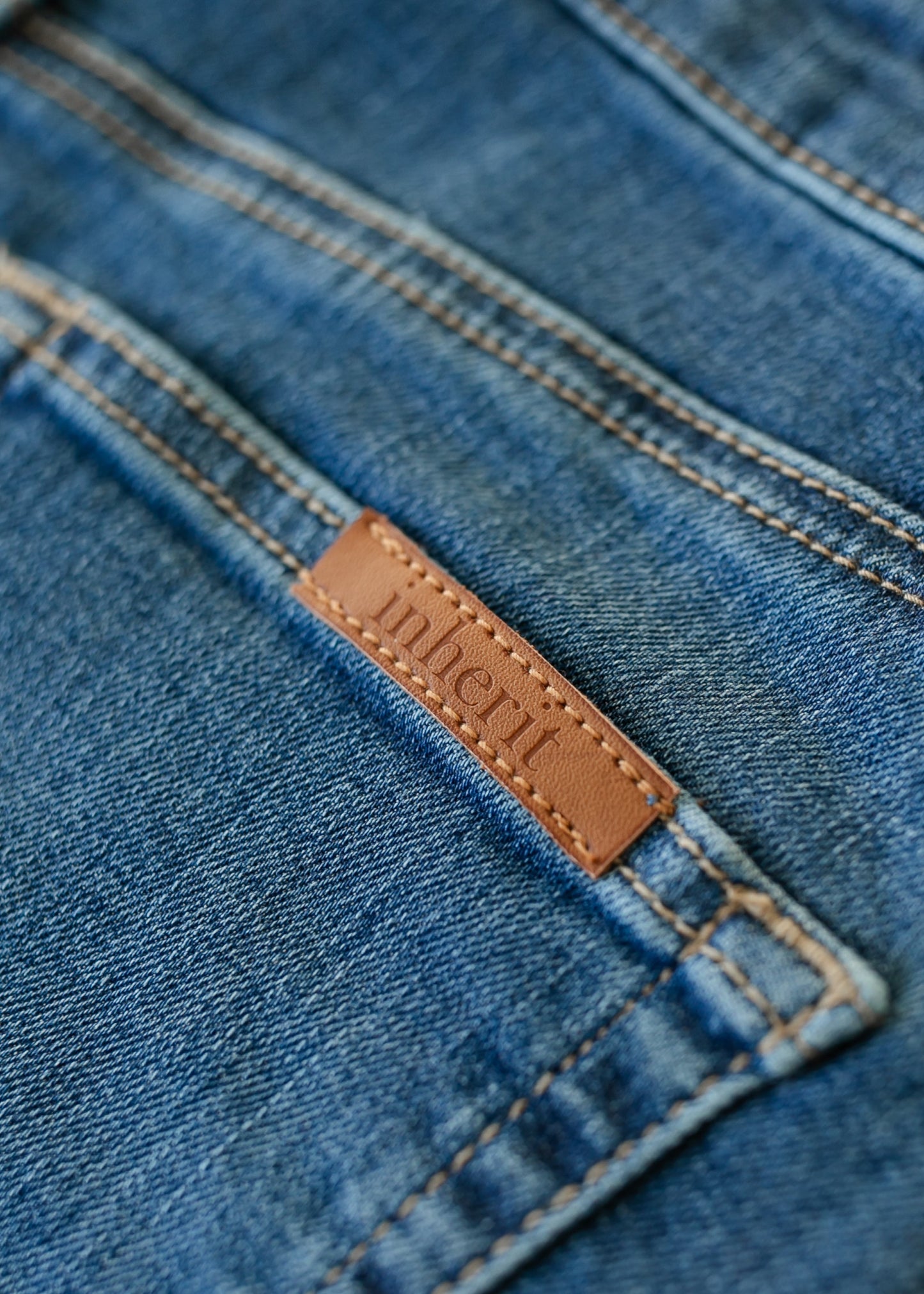 Zana Front Button Denim Midi Skirt